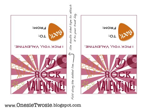 onesie twosie  valentine card printable