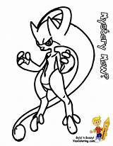 Pokemon Coloring Pages Legendary Mega Mew Drawing Colouring Printable Yveltal Sheets Mewtwo Characters Charizard Library Clipart Pokémon Popular Pokemons Diancie sketch template