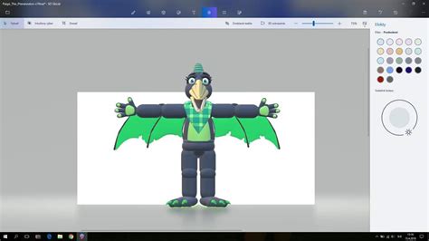 Paint 3d Paige The Pteranodon Model Five Nights At