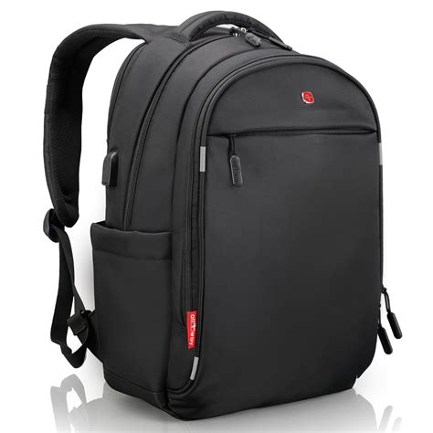 laptop backpack anti theft backpack waterproof rain cover swiss design rfid blocking usb