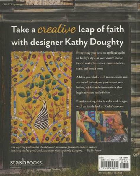 organic applique quilt book  kathy doughty etsy