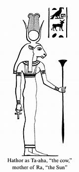 Egyptian Goddesses Gods sketch template