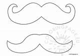 Moustache Mustache Coloringpage sketch template