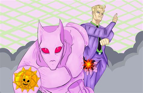 Kira And Killer Queen Art By Me R Stardustcrusaders