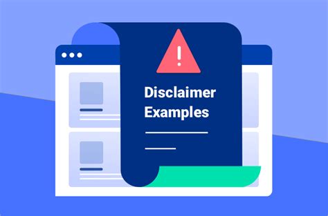 disclaimer examples  disclaimer statements