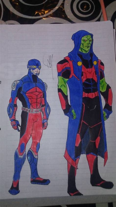 The Atom Martian Manhunter Redesign Cw By Wolf94fc On