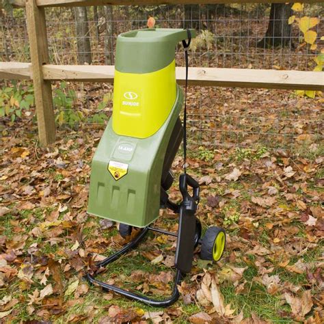 sun joe cje electric wood chipper review  versatile yard tool