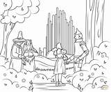 Oz Wizard Coloring Pages Getcolorings Color Emerald Printable Print sketch template