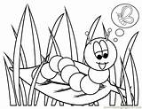 Coloring Caterpillar Pages Print Gif sketch template