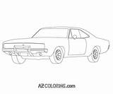 Coloring Charger Dodge Pages Coloringhome Comments sketch template