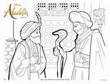 Aladdin Activity Jafar Hypnotizes Sultan sketch template