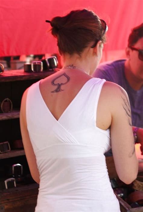 nice queen of spades tattoo i wonder if hubby knows what