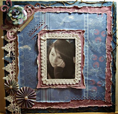 heartedly handcrafted scrapbook layout