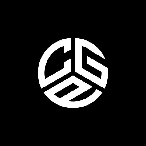 cgp letter logo design  white background cgp creative initials