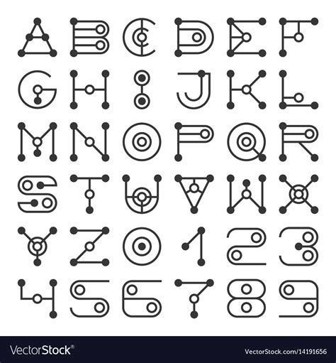 alphabet letter shapes