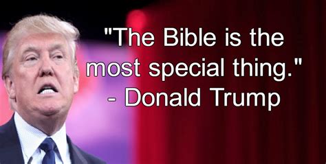 Donald Trump Makes Up Bogus Bible Quote To Impress Gullible Christians