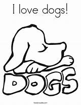 Coloring Dogs Dog Bones Bone Built California Usa Twistynoodle Favorites Login Add Noodle Popular Outline sketch template