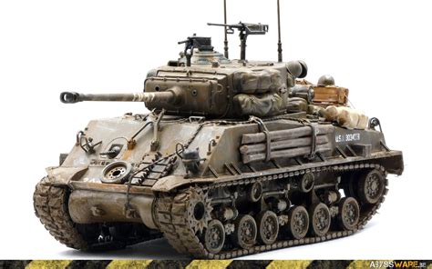 hooben  mae fury sherman brad pitt tank  master camouflage weathering figure rtr rc