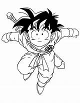 Dragon Ball Coloring Gohan Pages Goten Printable Dbz Gotenks Color Clipart Book Print Template Gif Popular sketch template