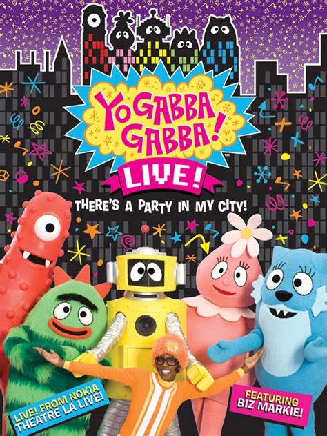 yo gabba gabba there s a party in my city live concert 2012