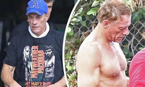 Jean Claude Van Damme Goes Shirtless After The Gym In La Daily Mail