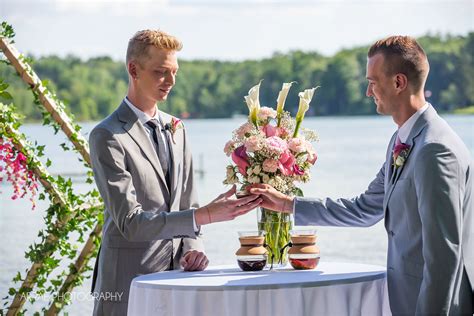 27 Lakeside Wedding Pride Month Gay Wedding • Grand Rapids Wedding