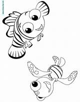 Nemo Coloring Squirt Pages Finding Quirt Template Disneyclips sketch template