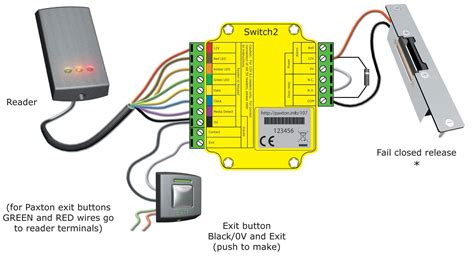 paxton door access wiring diagram