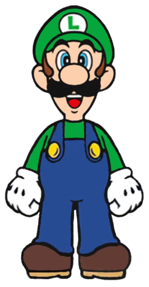 Super Mario Luigi Stand Pose 2d By Joshuat1306 On Deviantart
