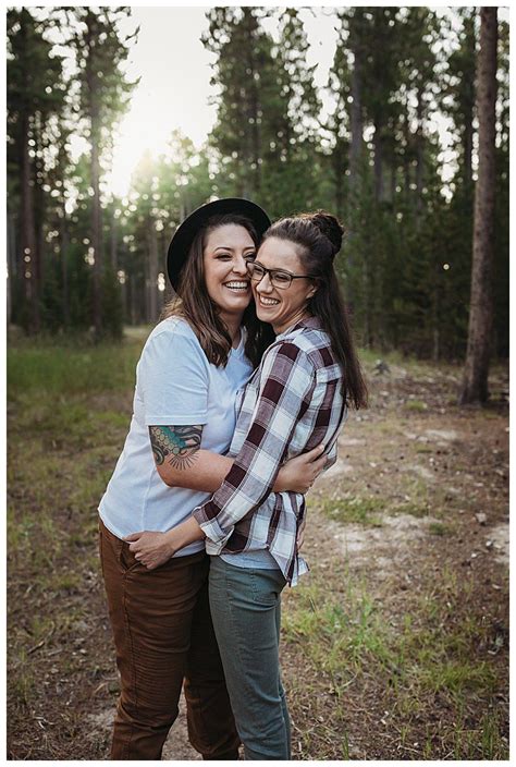 A Wyoming Wilderness Engagement Shoot With A Rainbow Flag Love Inc