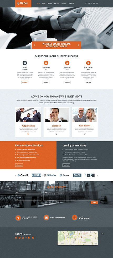 website template ideas  pinterest business website