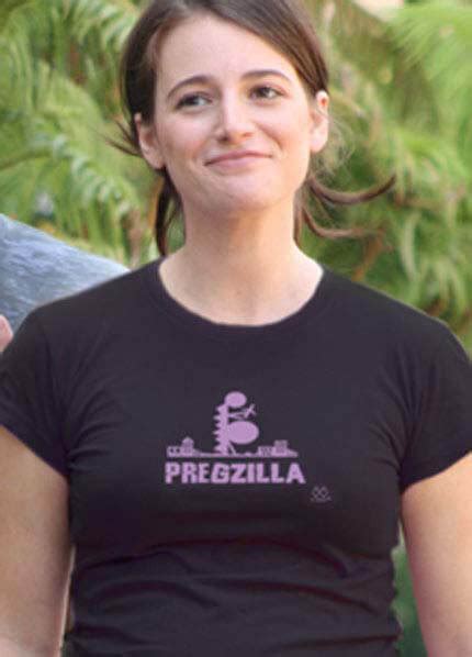 pregzilla maternity tee by 2 chix