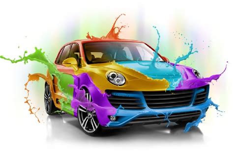 car paints composition  effects  painting international driving