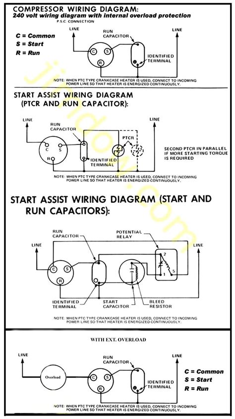 single phase air compressor wiring diagram easy wiring