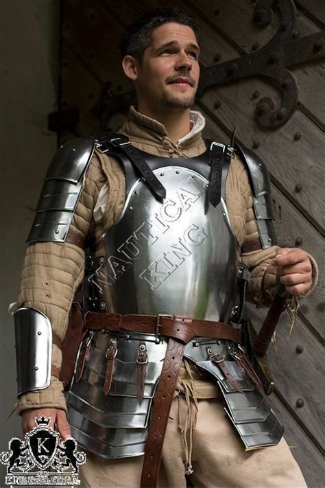 black mercenary larp armor knight collectible medieval