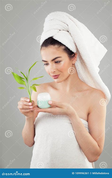 healthy spa woman  bath  sauna stock image image  natural