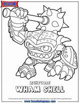 Coloring Skylanders Pages Swap Force Ninjini Colouring Wham Shell Popular Library Coloringhome Comments sketch template