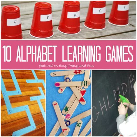 alphabet learning games  kids easy peasy  fun