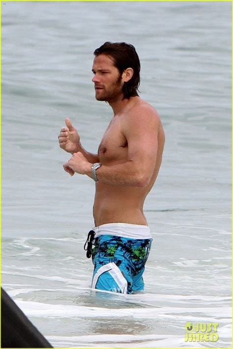 the curve of jared s back is like pure sex oh and a peek at the top of the butt crack is just