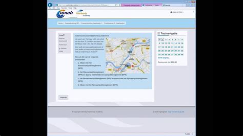 anwb  examentraining klein vaarbewijs youtube