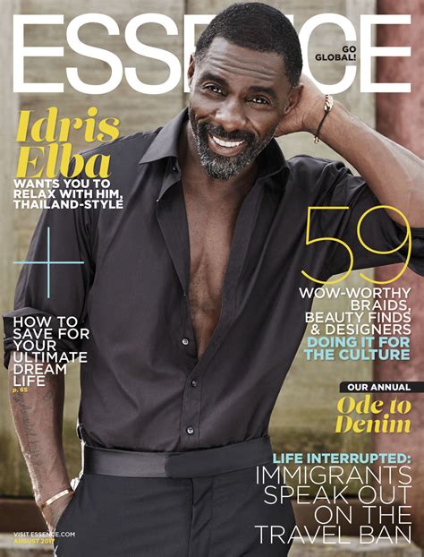 idris elba covers the august 2017 issue of essence