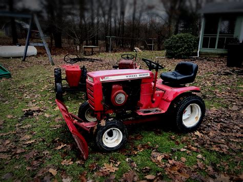 pin  steve arthurs  wheel horse tractors riding lawnmower outdoor power equipment