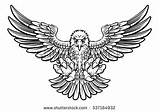 Swooping Eagle Designlooter Claws Woodcut sketch template