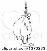 Cartoon Dunce Wearing Hat Outline Poster Print Man Also These May sketch template