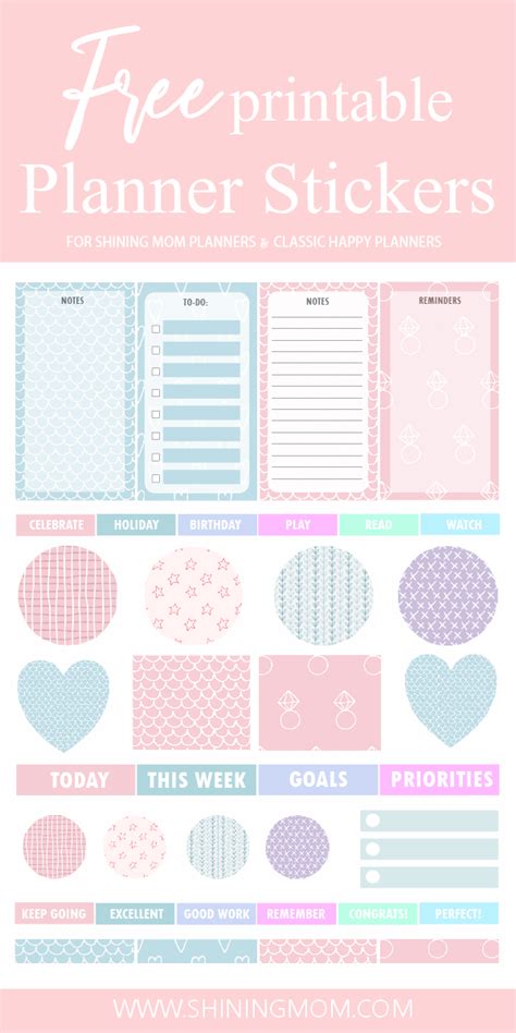 printable stickers planner