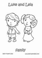 Leia Princess Coloring Wars Star Pages Luke Drawing Cartoon Baby Skywalker Color Print Clipart Cricut Getcolorings Painting Paintingvalley Colori sketch template