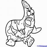 Zombie Coloring Pages Printable Drawing Spongebob Cartoon Easy Loyalty Christmas Tree Adult Zombies Colouring Scary Simple Walking Dead Animal Patrick sketch template