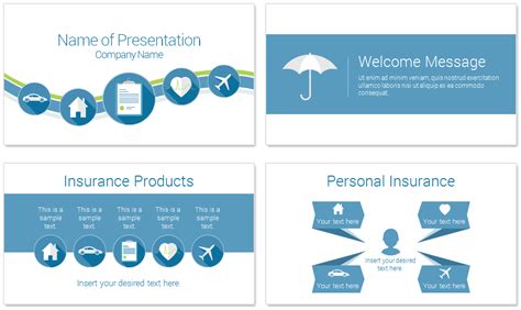 insurance powerpoint template