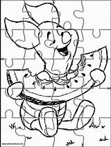 Jigsaw Pooh Winnie Printables Rompecabezas Acessar Niños sketch template