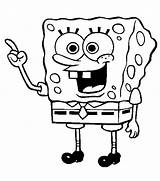 Spongebob Choosing sketch template